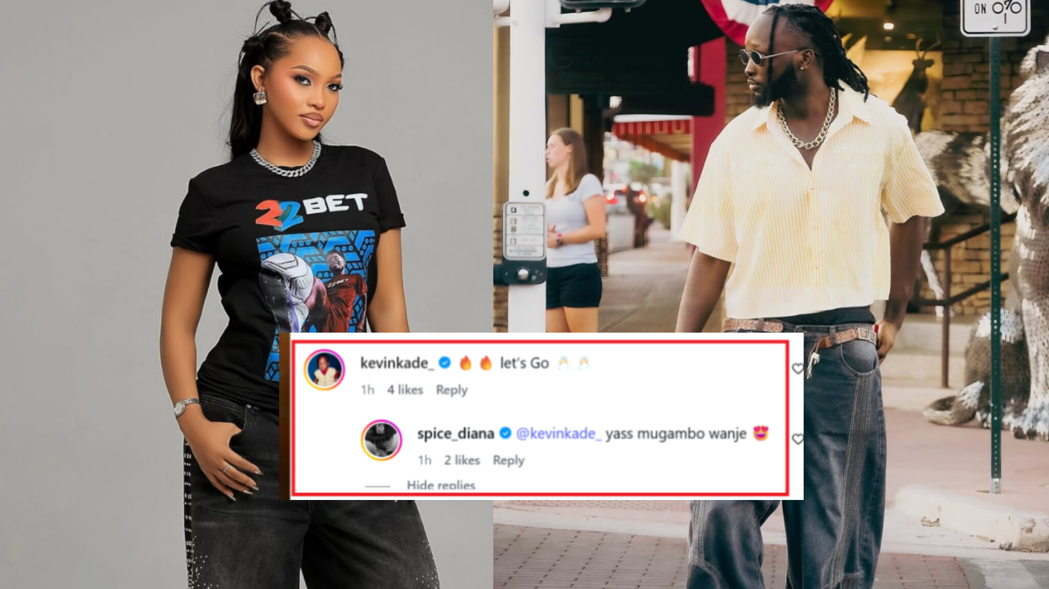 Kevin Kade aravugwa mu rukundo na Spice Diana