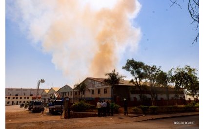 Kigali fertilizer processing plant engulfed in flames