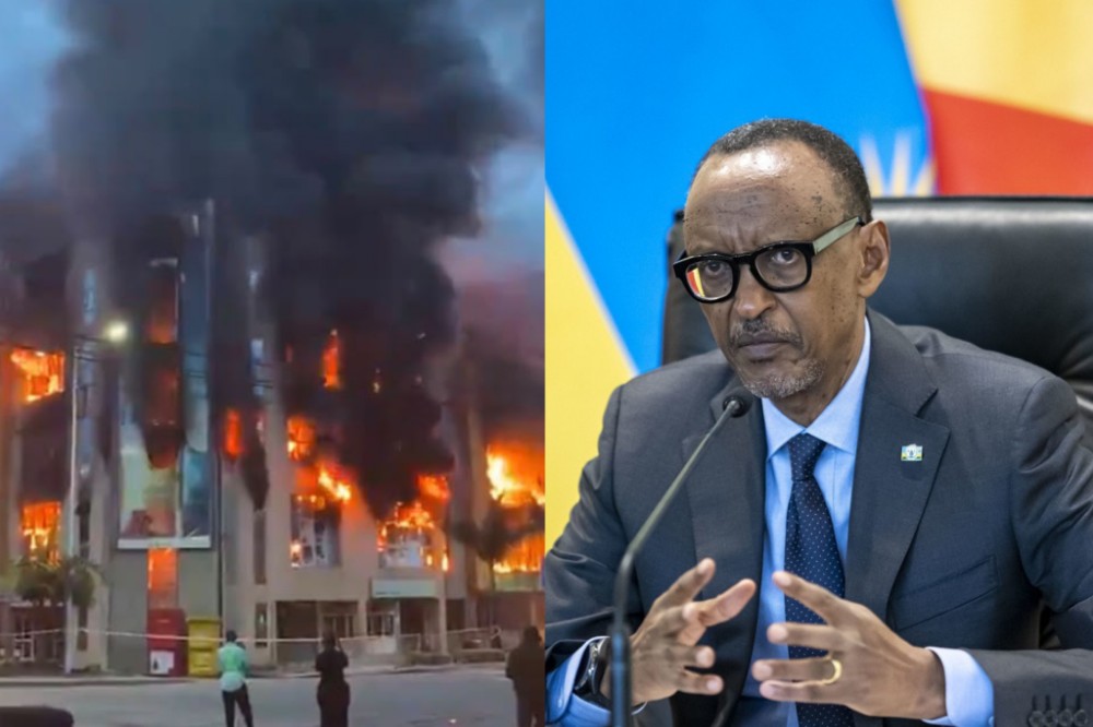 Perezida Kagame yafashe mu mugongo ababuriye ibyabo mu nkongi yo muri GOICO