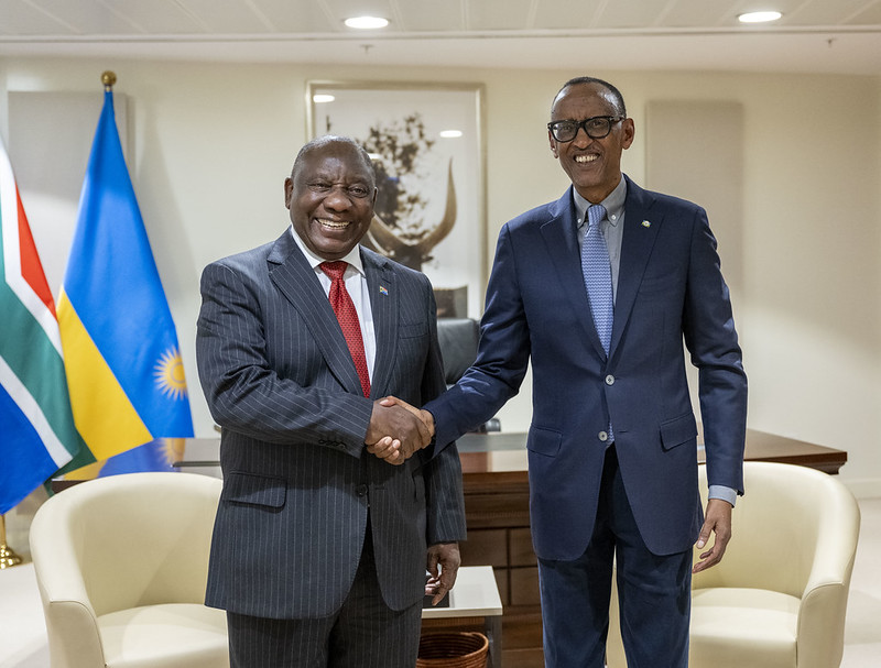 Cyril Ramaphosa a félicité le Rwanda
