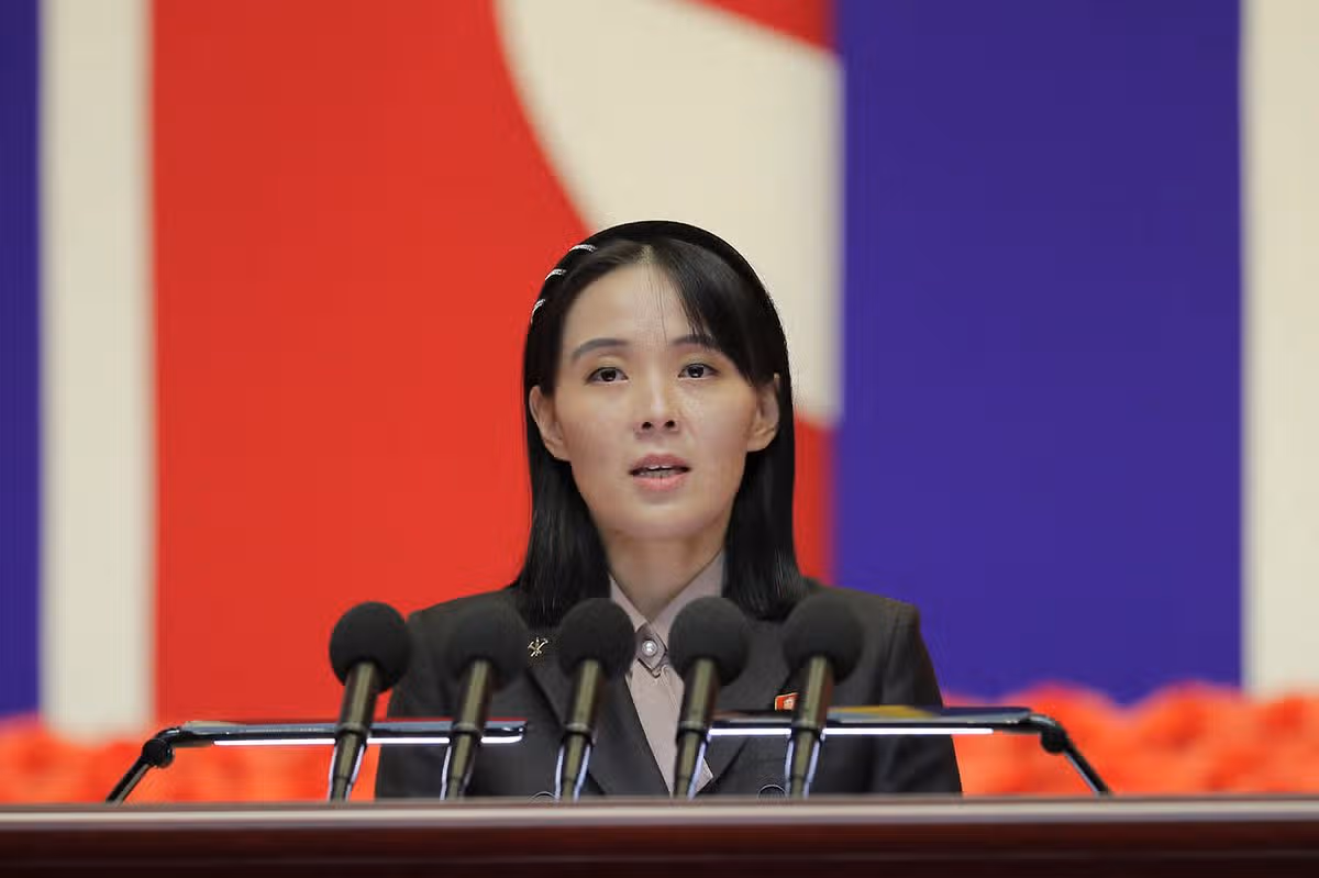 Mushiki wa Kim Jong Un yatanze gasopo kuri Koreya y’Epfo