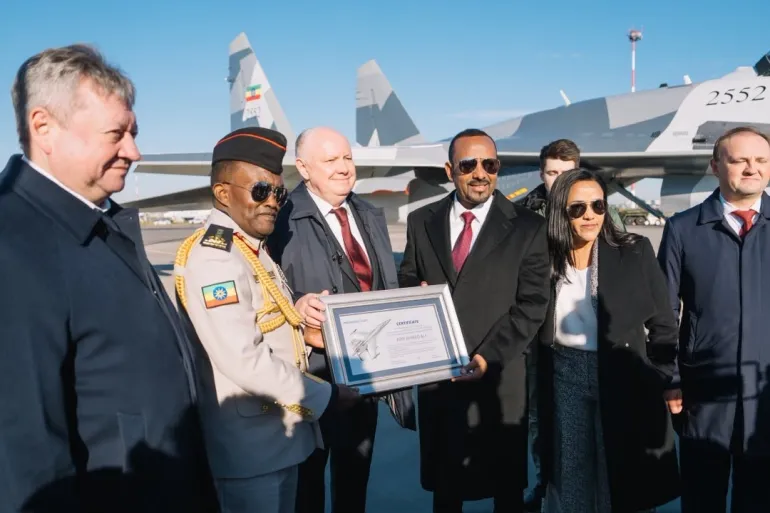 Ethiopia yibitseho indege 12 za Su-35 iba ya mbere munsi y’ubutayu bwa Sahara