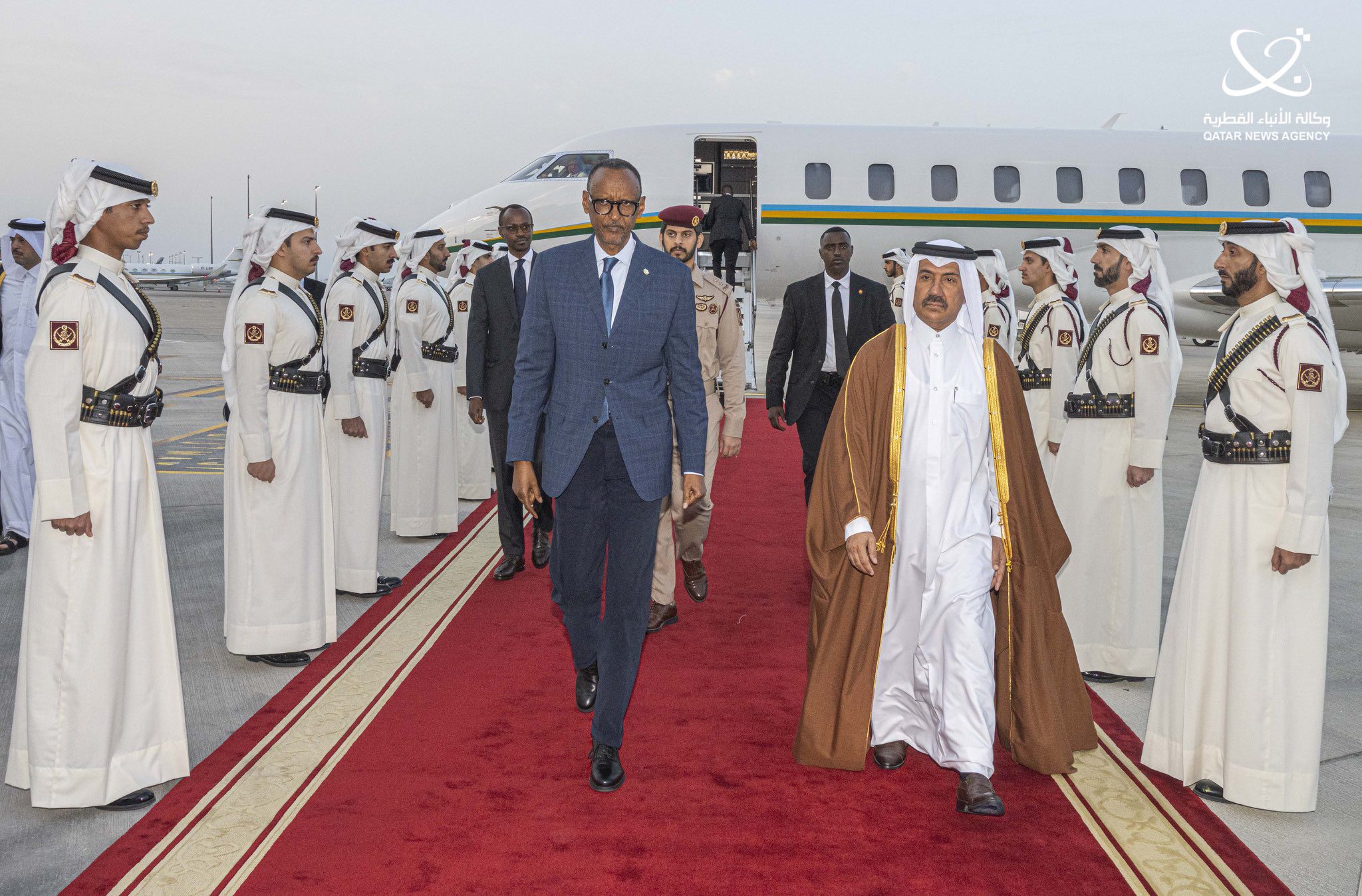 Perezida Kagame ari muri Qatar
