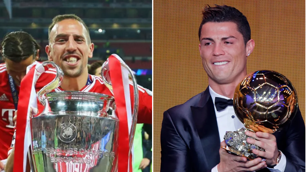 Frank Ribéry yahaye inkwenene Cristiano Ronaldo